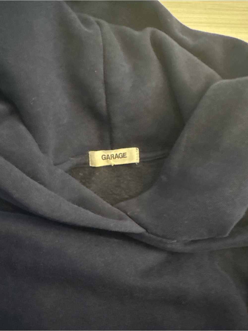 Garage Women's Navy Hooded sweatshirt